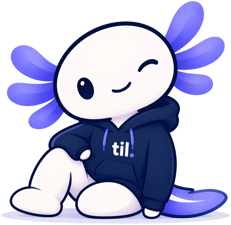 Til, la mascotte de til., fait un clin d’œil